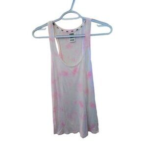 Pink Victorias secret Pink Tie Dye Tank Top Size Medium